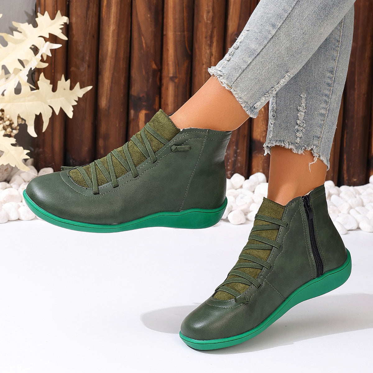 Bottines Montantes Wild – Style Casual & Chic